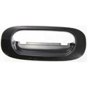 1997-2011 Dodge Dakota Tailgate Handle, Bezel Only, Black, W/o Keyhole.