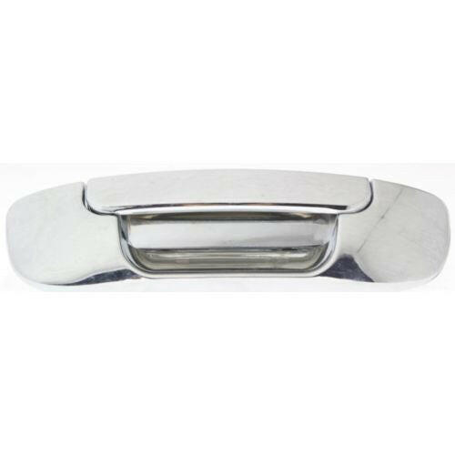 2002-2009 Dodge Full Size Pickup Tailgate Handle, Chrome, W/o Keyhole.
