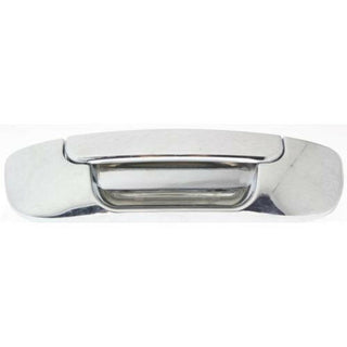 2002-2009 Dodge Full Size Pickup Tailgate Handle, Chrome, W/o Keyhole.