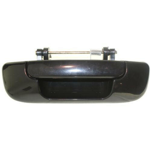 2002-2009 Dodge Pickup Tailgate Handle, Smooth Black, W/o Keyhole.