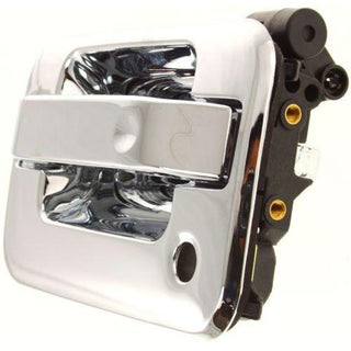 2004-2014 Ford F-150 Front Door Handle LH, All Chrome, w/Keyhole, w/o Keyless.