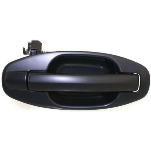 2001-2006 Hyundai Santa Fe Rear Door Handle RH, Smooth Black, Plastic.