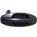 2001-2006 Hyundai Santa Fe Rear Door Handle RH, Smooth Black, Plastic.