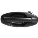 2001-2006 Hyundai Santa Fe Rear Door Handle LH, Smooth Black, Plastic.