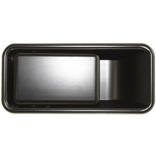 1995-2006 Jeep Wrangler Tailgate Handle, Smooth Black, W/o Keyhole, Metal.