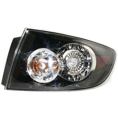 2007-2009 Mazda 3 Tail Lamp RH, Assembly, Led Type, Sedan.