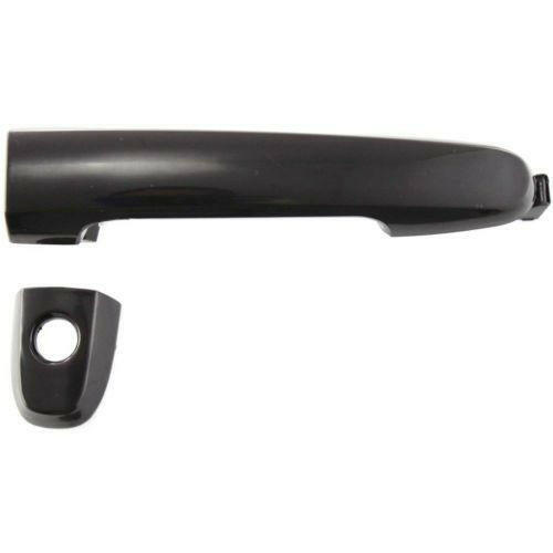 2008-2014 Scion xB Front Door Handle LH, Outside, Black, W/ Keyhole Cover.
