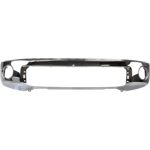 2007-2013 Toyota Tundra Front Bumper, Chrome, w/Parking Aid Hole, Steel - Classic 2 Current Fabrication