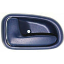 1993-1997 Toyota Corolla Front Door Handle LH, Inside, Blue, Sedan/wagon.
