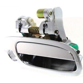 1998-2002 Geo Prizm Front Door Handle RH, Outside, All Chrome, W/ Keyhole - Classic 2 Current Fabrication