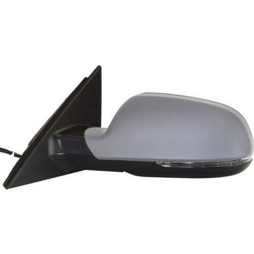 2010-2011 Audi A4 Mirror LH, Power, Heated, Manual Folding.