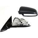 2006-2008 Audi A3 Mirror LH, Black-ptm, Power, Heated, Manual Folding.