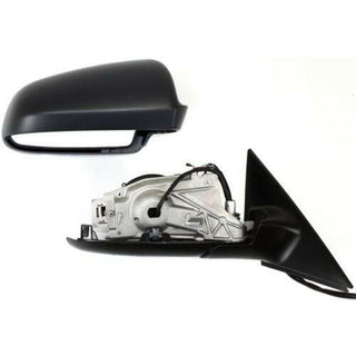 2006-2008 Audi A3 Mirror RH, Black-ptm, Power, Heated, Manual Folding.