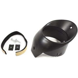 1966-1967 Chevy Chevelle Air Vent Bezel, Black, LH.