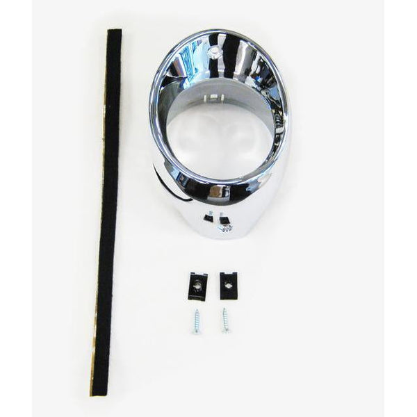 1966-1967 Chevy Chevelle Air Vent Bezel, Chrome, RH.