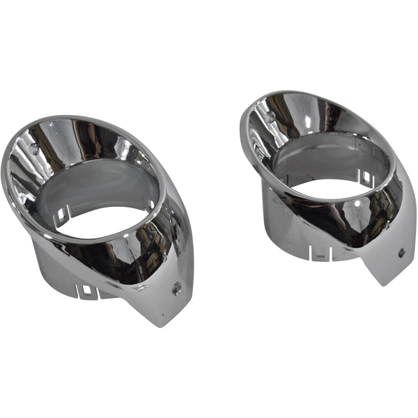 1966-1967 Chevy Chevelle Air Vent Set, Chrome, Pair - Classic 2 Current Fabrication