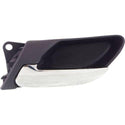 1999-2006 BMW 3-series Front Door Handle LH, Inner, Chrome-black.