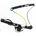 2000-2005 BMW 320i Front Window Regulator LH, Power, W/Motor, Sedan/Wagon.