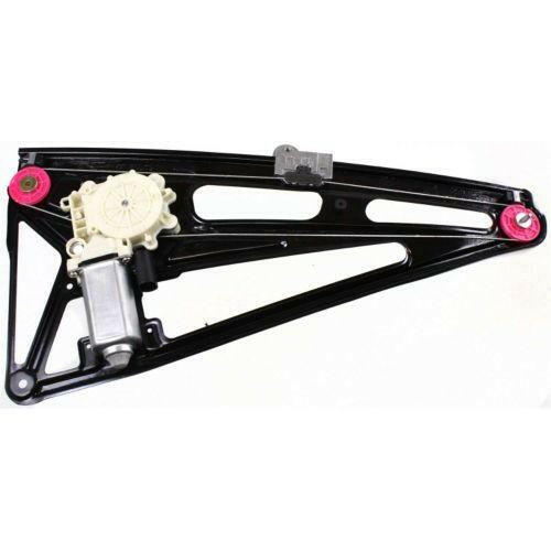 1995-2001 BMW 750iL Rear Window Regulator LH, W/Motor, w/o Theft Deterrant Glass.
