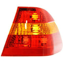 2002-2005 BMW 3 Tail Lamp RH, Outer, Lens/Housing, Amber Red Lens, Sedan.
