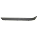 1994-1995 BMW 320i Rear Bumper Molding LH, Outer, Textured, Plastic, Black.