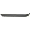 1996-1999 BMW 328i Rear Bumper Molding LH, Outer, Textured, Plastic, Black.