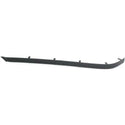 1997-2000 BMW 528i Rear Bumper Molding LH, Outer, Textured, Plastic, Sedan.