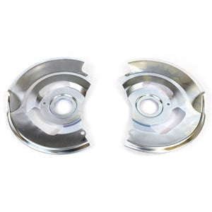 1971-1990 Chevy Impala Front Disc Brake Backing Plates (Pair) single Piston Type - Classic 2 Current Fabrication
