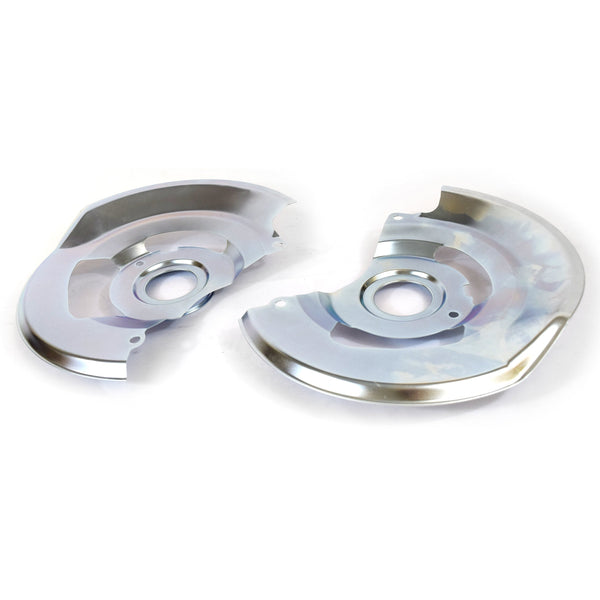 1971-1990 Chevy Impala Front Disc Brake Backing Plates (Pair) single Piston Type.