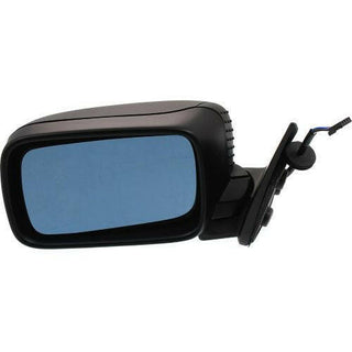 1992-1999 BMW 3 Mirror LH, Power, Heated, Manual Folding, Textured Black.
