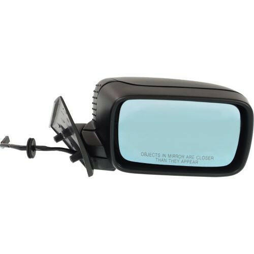 1992-1999 BMW 3 Mirror RH, Power, Heated, Manual Folding, Textured Black.