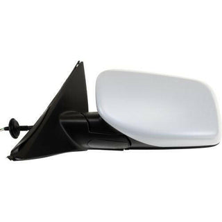 2004-2007 BMW 5 Mirror LH, Power, Heated, Manual Folding, Sedan/Wagon.