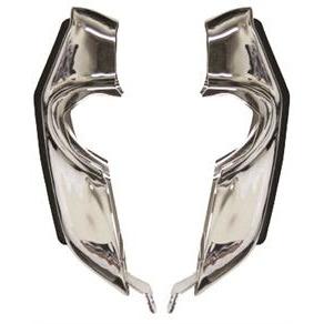1969 Chevy Camaro Front Chrome Bumper Guards.