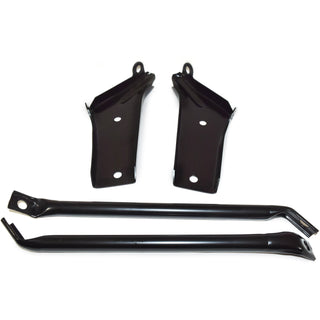 1966-1967 Chevy Chevelle Bumper Bracket, Rear, 4 Piece.
