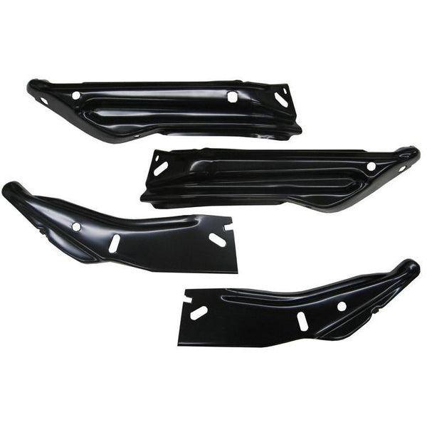 1969 Chevy El Camino Bumper Bracket, Front, 4 Piece.
