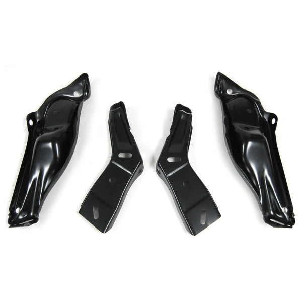 1970 Chevy Monte Carlo Bumper Bracket, Front, 4 Piece Set.