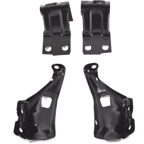 1971-1972 Chevy Chevelle Bumper Bracket, Rear, 4 Piece.
