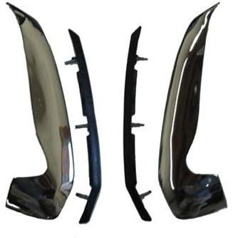 1971-1972 Chevy Chevelle Front Bumper Guard W/ Rubber Inserts.