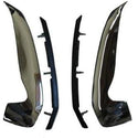 1971-1972 Chevy Chevelle Front Bumper Guard W/ Rubber Inserts.