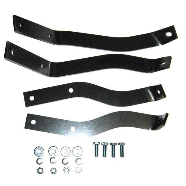 1955-1959 Chevy 2nd Series Truck Stepside Rear Bumper Mount Brackets Set.