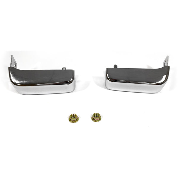 1981-1988 Oldsmobile Cutlass Rear Bumper Guards Chrome Pair.