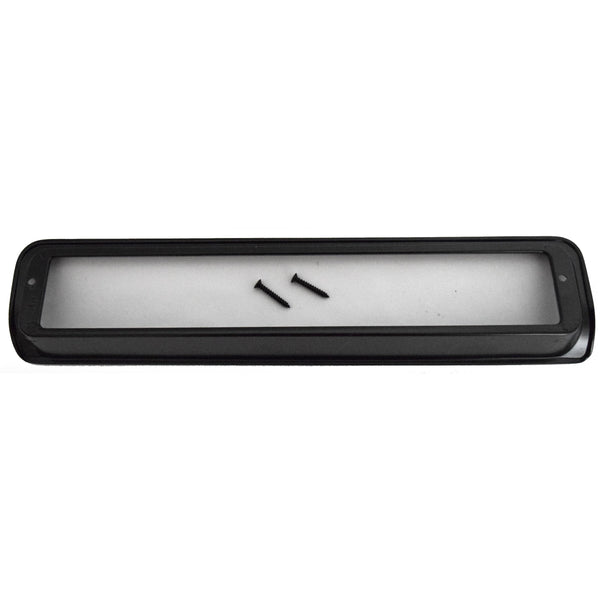 1982-1987 BUICK REGAL FRONT BUMPER MARKER LIGHT TRIM BLACK RH.