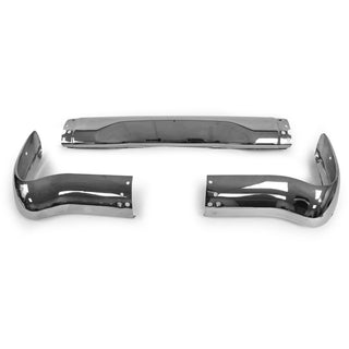 1955 Chevy Station Wagon Rear Bumper Chrome 3 Pcs Set.