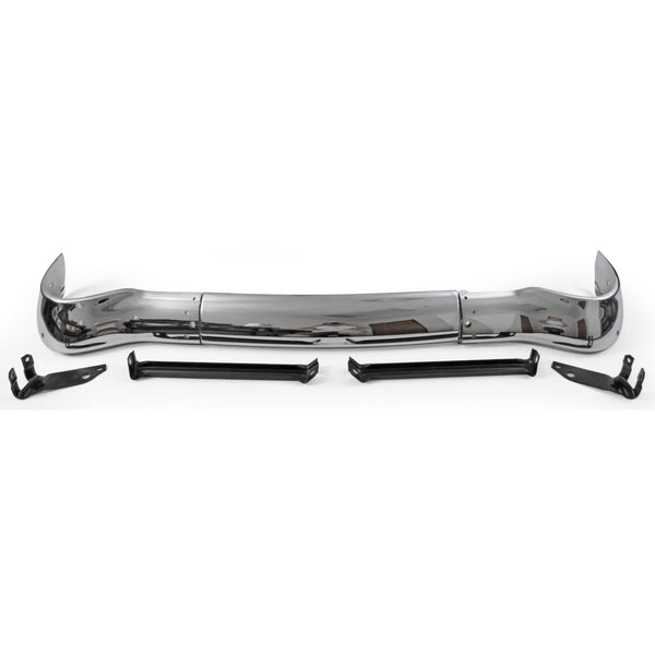 1955 Chevy Front Bumper w/ Bumper To Frame Brackets.