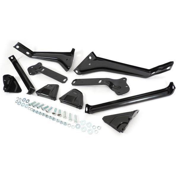 1957 Chevy Front Bumper Bracket 10 Pc Set.