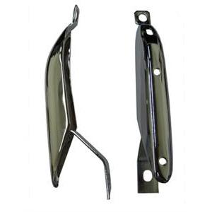 1967-1968 Ford Mustang Bumper Guard, Rear, Chrome.