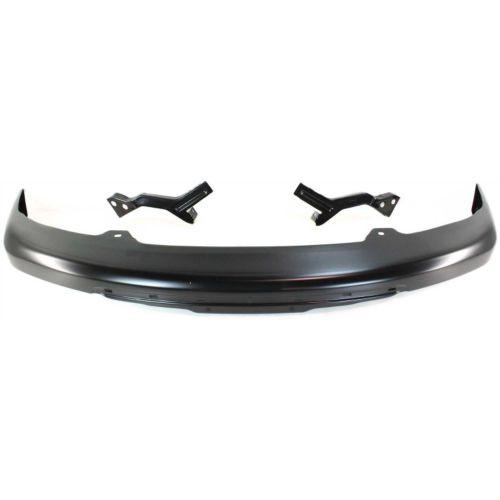 2007-2008 Isuzu i-370 Front Bumper, Impact Bar, Black, With Bracket.