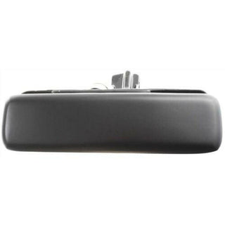 1992-2005 GMC Safari Front Door Handle RH, Outside, Smooth Black, Metal.