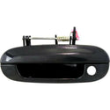 2002-2009 GMC Envoy Front Door Handle LH, Outside, Black, W/ Keyhole.