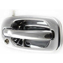1999-2007 GMC Sierra Front Door Handle RH, Outside, All Chrome, w/Keyhole.